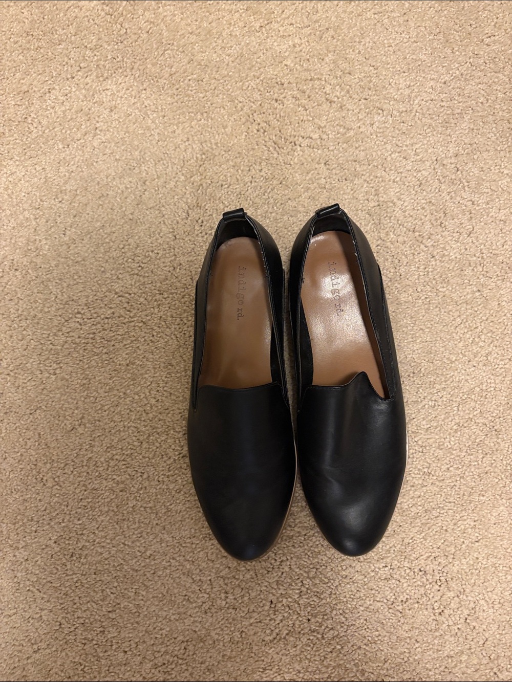 Indigo Black Slip-On Women’s Loafers